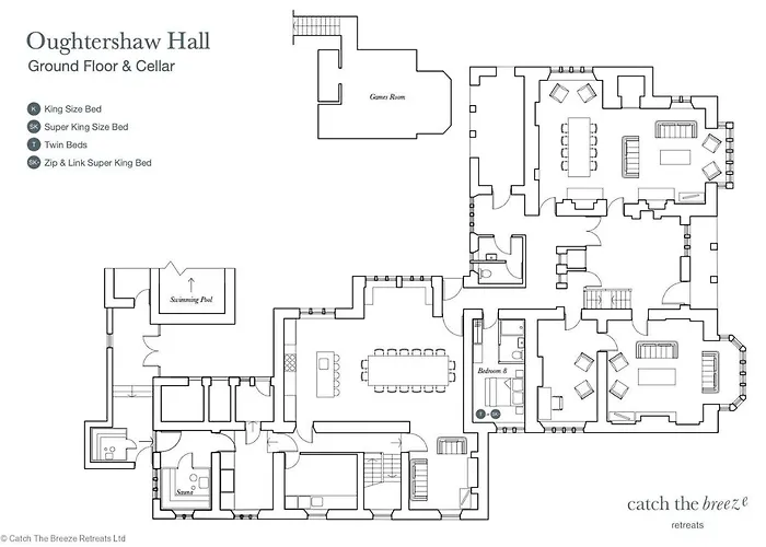 Hébergement de vacances Oughtershaw Hall Beckermonds